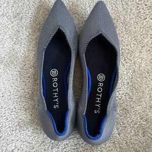 Rothy's - The Point - Grey - Women's 9 with insoles